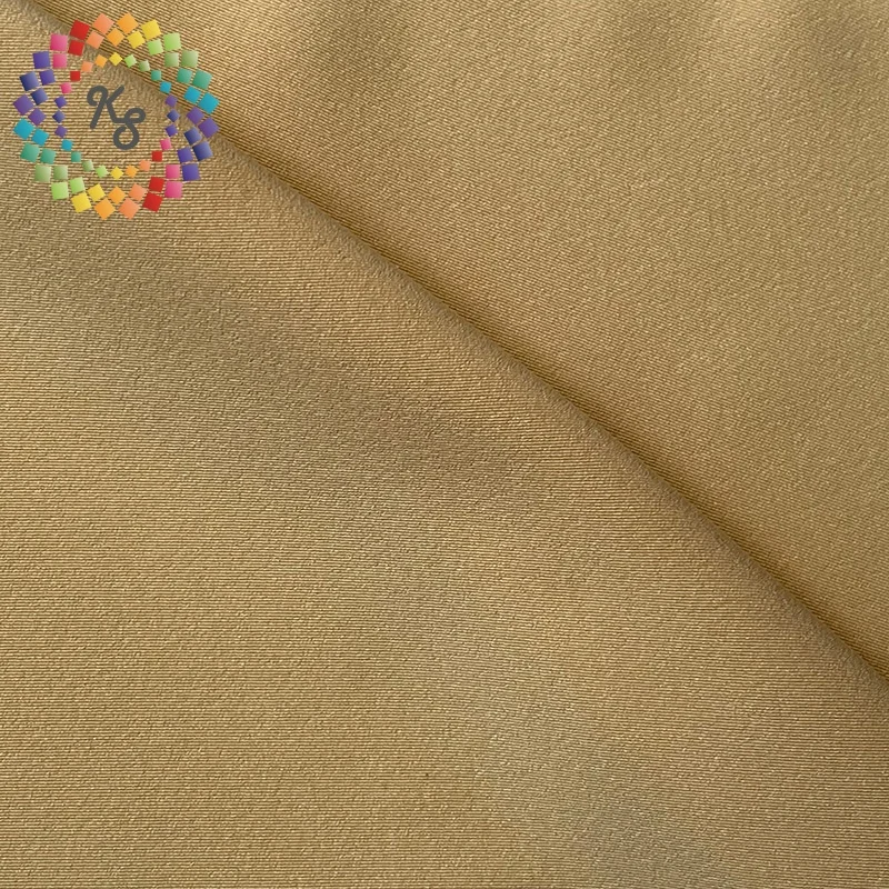 Matte Elastic Wrinkle Resistant Crisp Twill Satin Fabric For Evening Dress