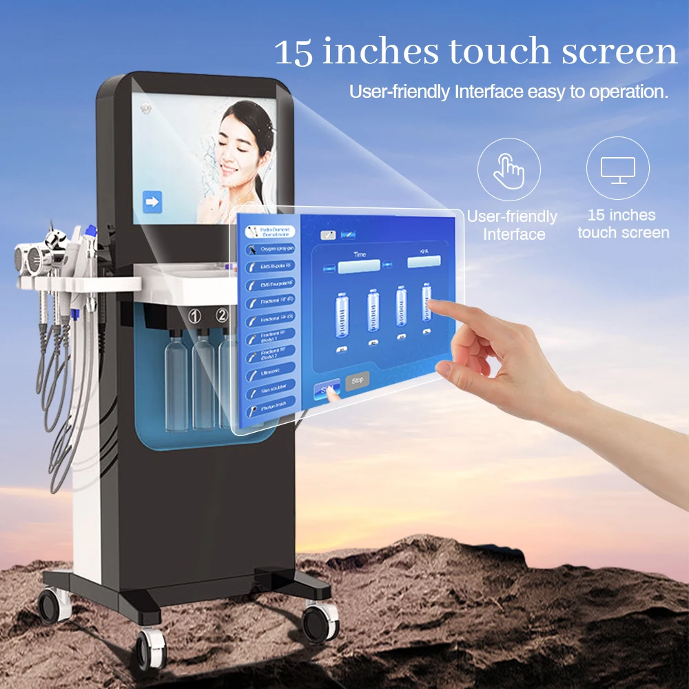 Hydro Facial Machine Oxygen Jet Peel Facial Rejuvenation Hydro Beauty Salon Equipment