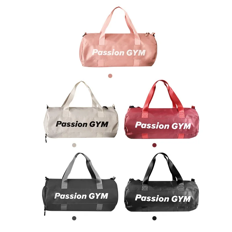Wholesale Large Capacity Sports Yoga Bag Cute Colorful Custom Logo Single Shoulder Wet Dry Travel Bag Portable Duffel Bag