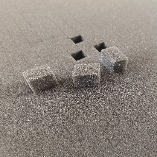 Customized different Shape shockproof Protective Package  pick and pull grid foam