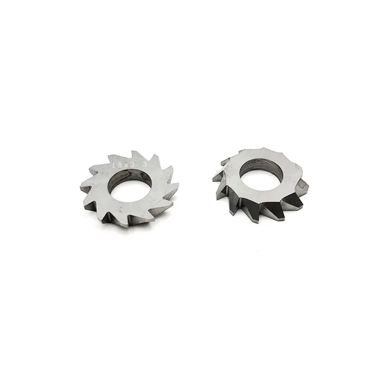 18mm 50 Degree Slitting Saws Two Twin Combination Use Milling Cutters Metal Steel Plastic Cutting