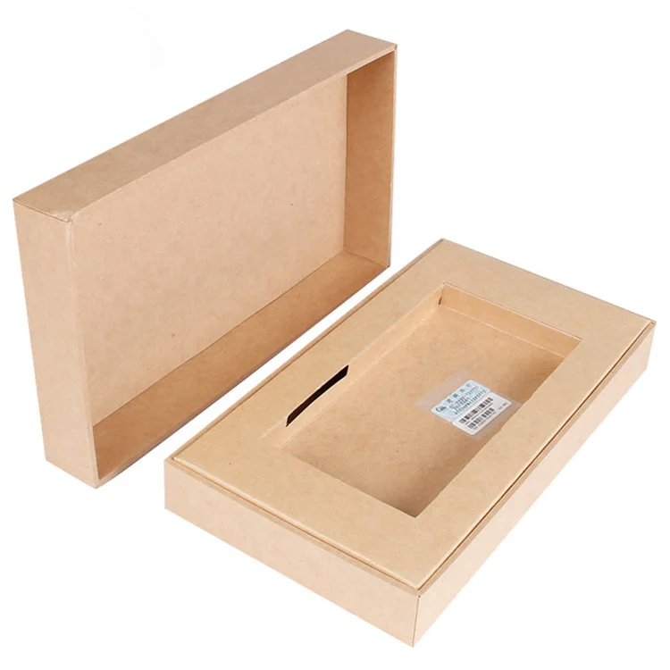 Brown Craft Paper Cardboard Cellphone Case Box
