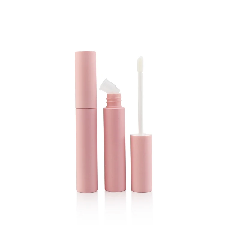 Lip Gloss Brush Wand Tubes Empty Lip Gloss Containers with Wand  for DIY Lip Gloss Balm (Black and Pink)