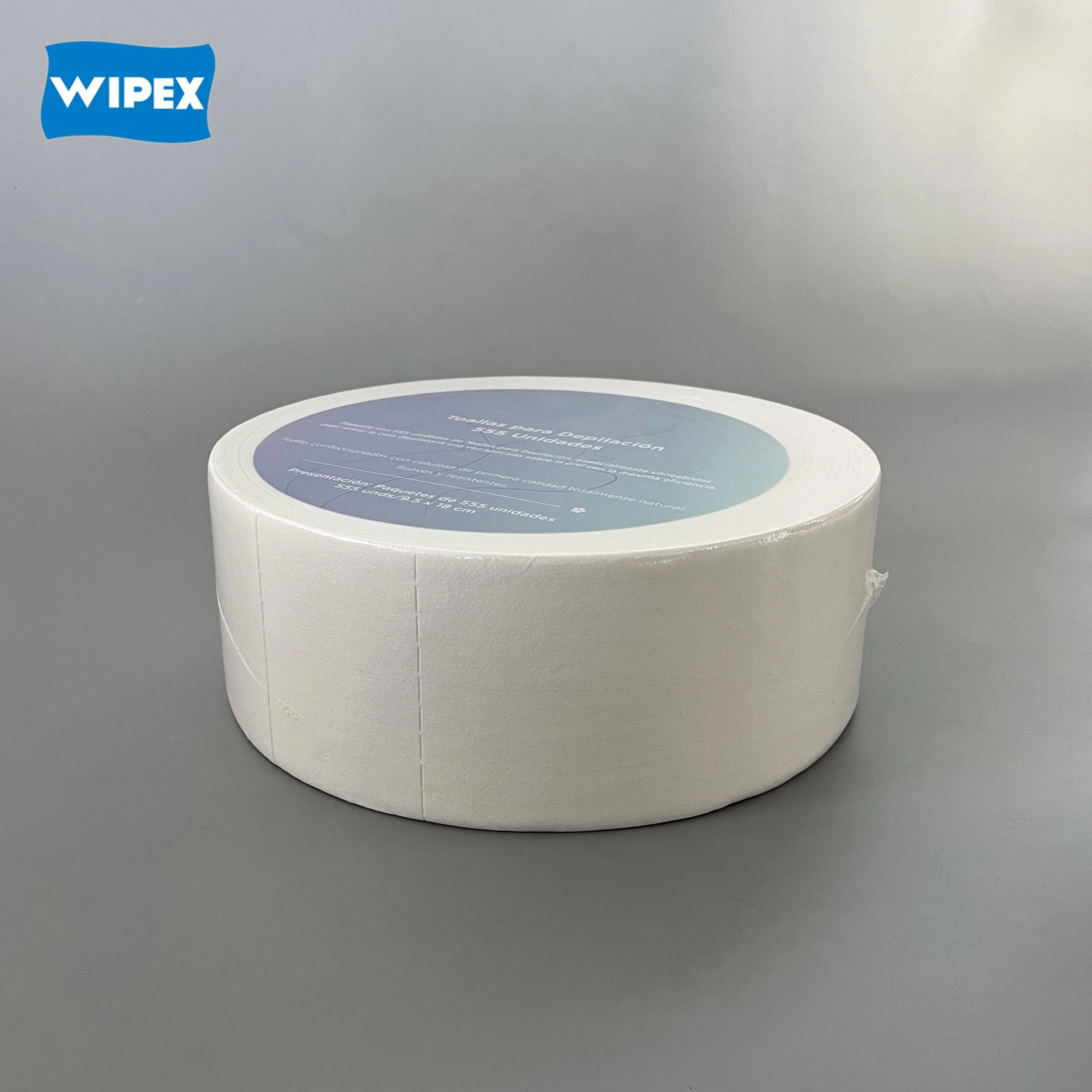 Customized No Wax Depilatory Strips Rolls No alergico Soft Strips toallas  para depilaction 555 unidades