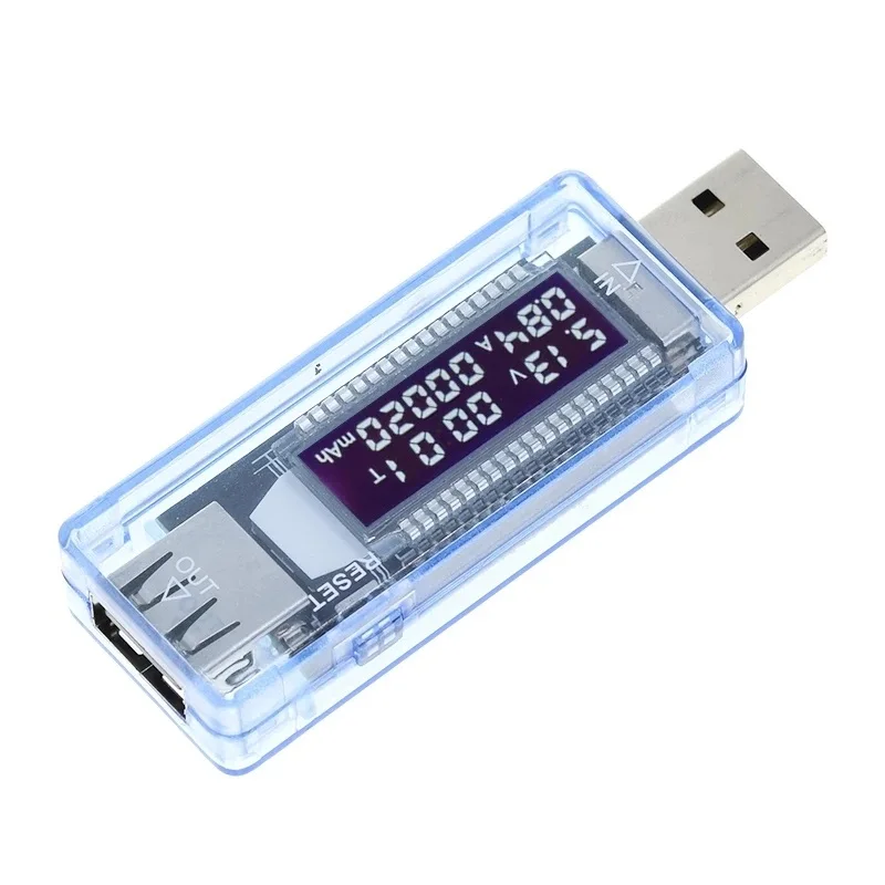 USB-тестер емкости и напряжения детектор тока измеритель зарядного устройства мобильный мощности