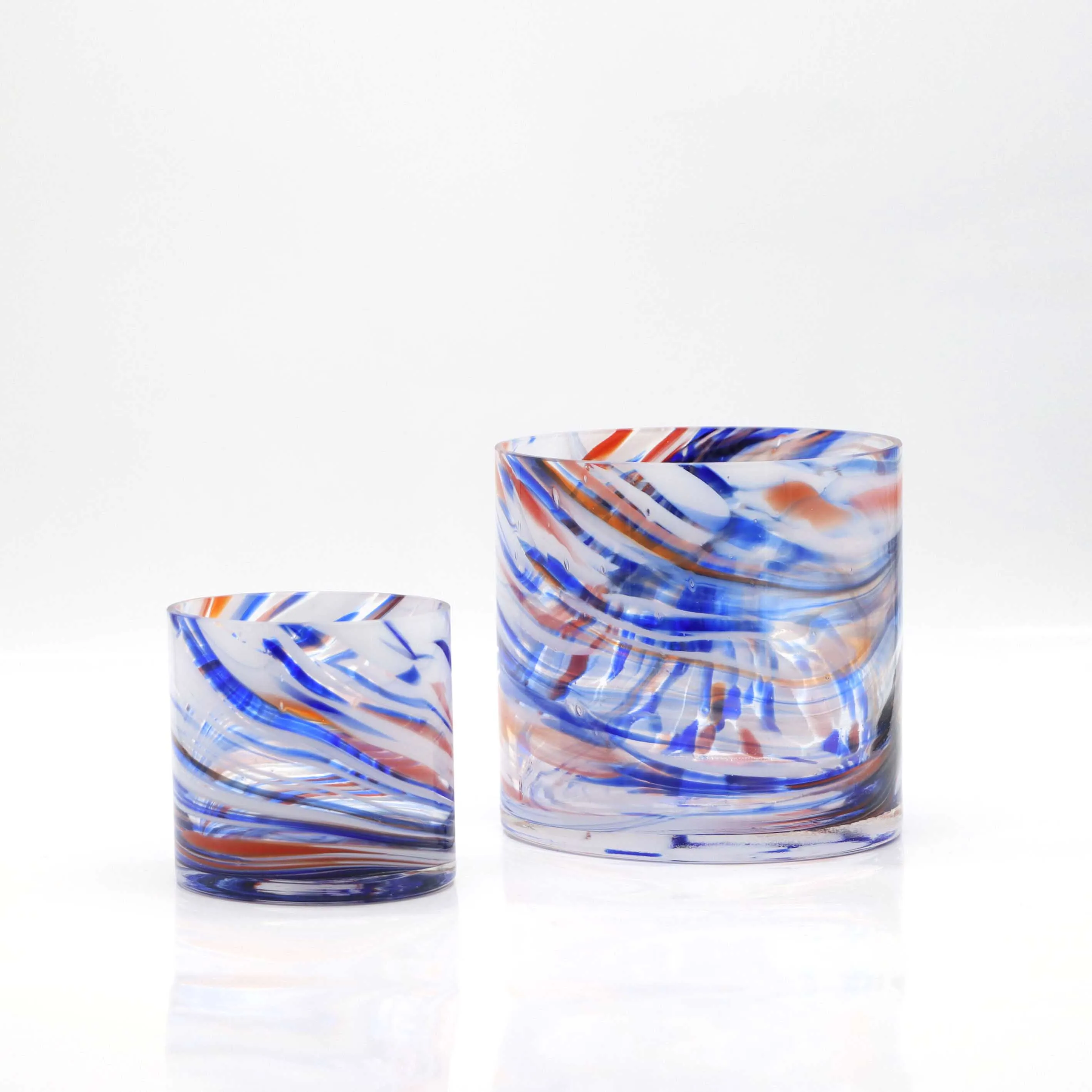 Customized painting glass jars candle vessel handmade home decor party glass candle holders lanterns and jars