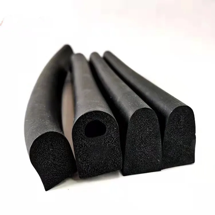 D Shape Rubber Seal Strip Hollow half round rubber extrusion Gasket