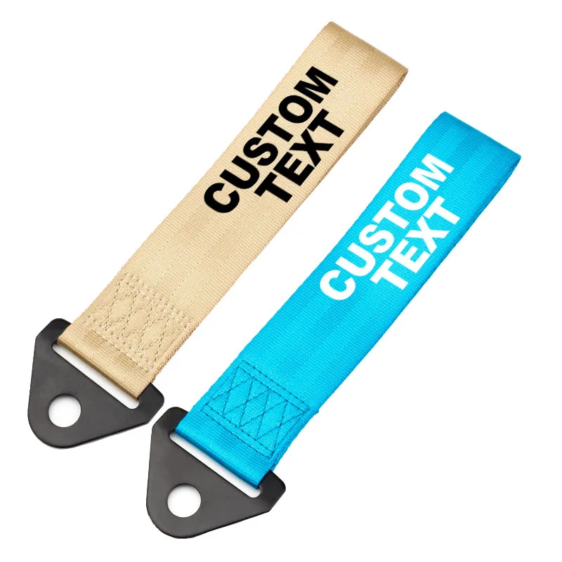 New hot sale blue beige mugen power racing car tow straps