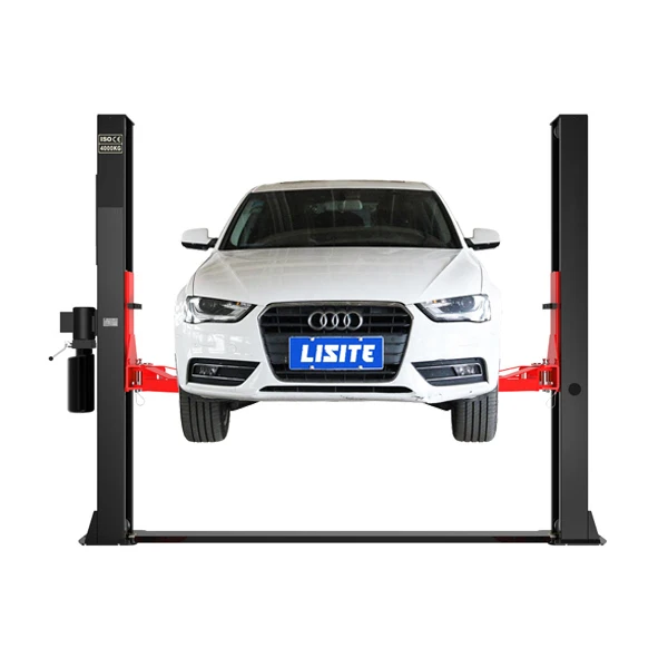 In stock Fast delivery hot sale low ceiling two post Manually double-sided unlock hydraulic car lift for sale