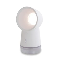 Ingenious Portable Usb Table Bladeless Fan Water Mist Fan Air Cooler Fan With Humidification And Light