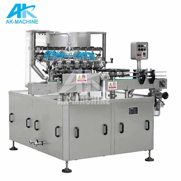 PET Bottle Automatic Washing Filling And Capping Machine / QS-12 Mineral Water Filling Production Line