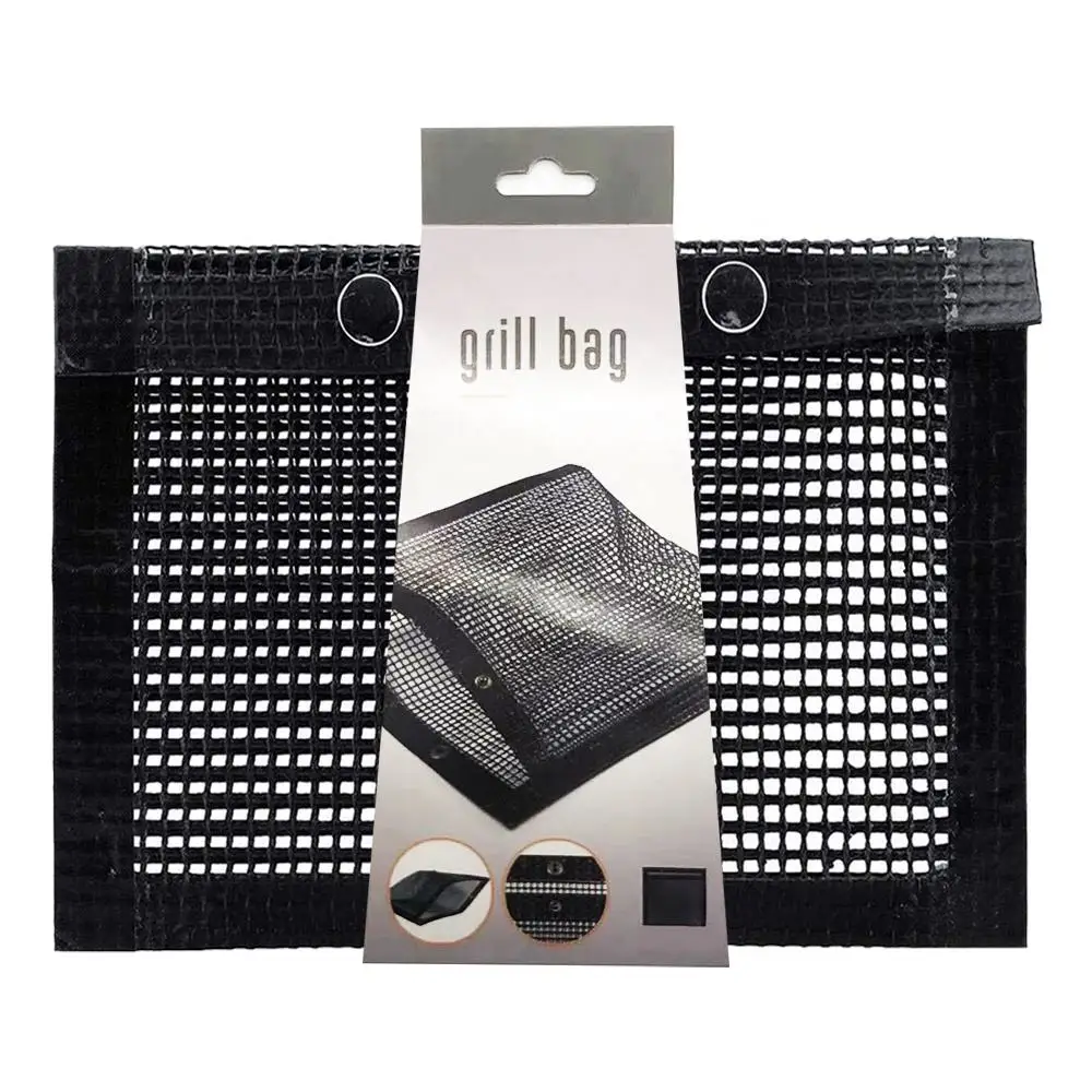 Mesh Grill Bags for Outdoor Grill  100% Non-Stick Easy to Clean Reusable Heavy Duty BBQ Grill Accessories