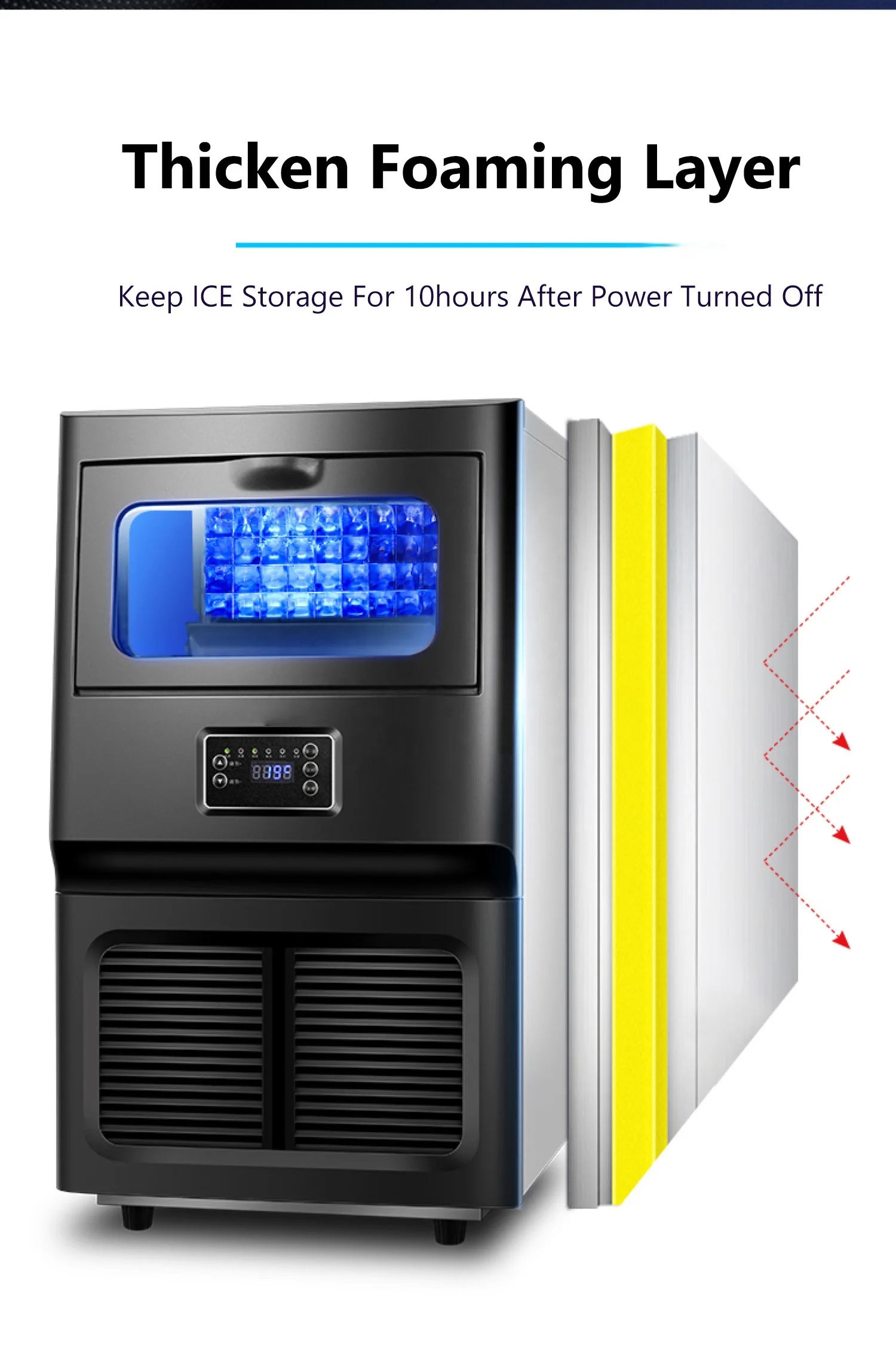 ICE machine  Ice cube machine commercial use 30kgs