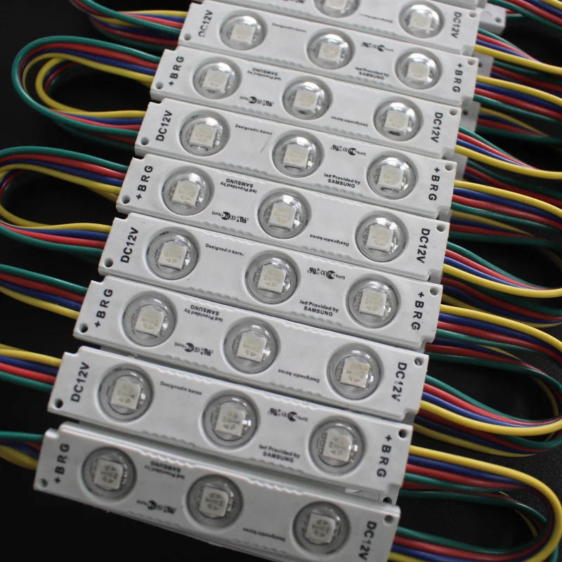 Высокостандартный супер яркий SMD5050 0 72 Вт Светодиодный модуль RGB светодиодный световой знак для рекламных вывесок