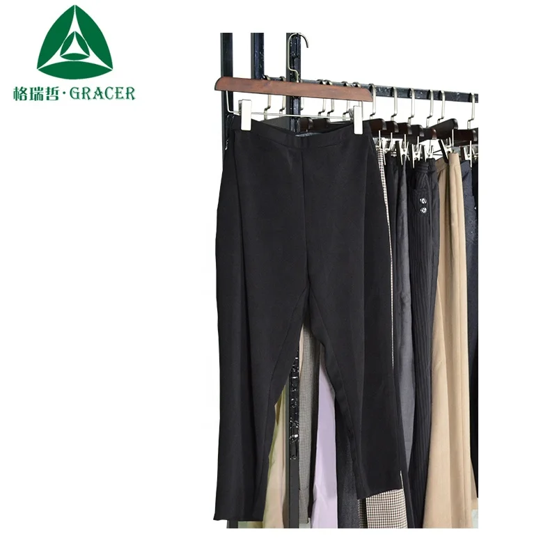 Wholesale Office Ladies Suit Pants Used Clothes Second Hand Clothes UK