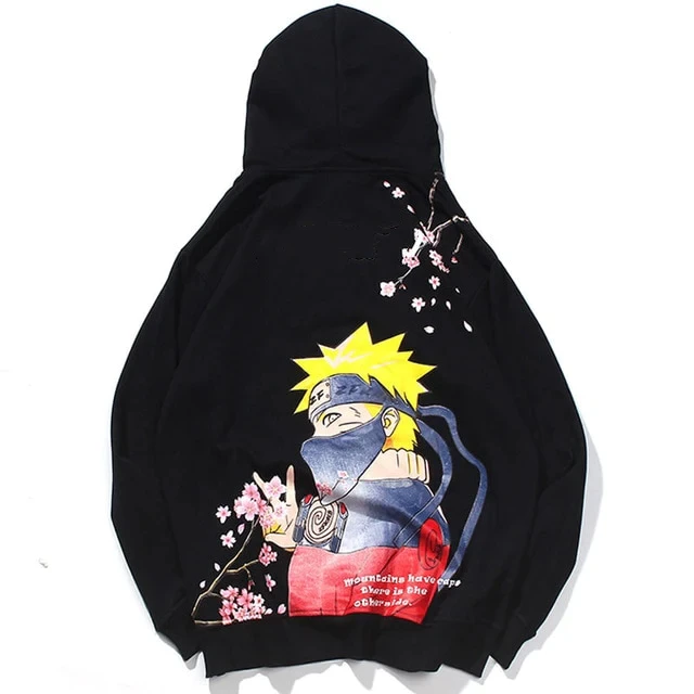 Custom Logo Street Wear Hoody Plus Size Narutos Hoodies Unisex Manufacturer