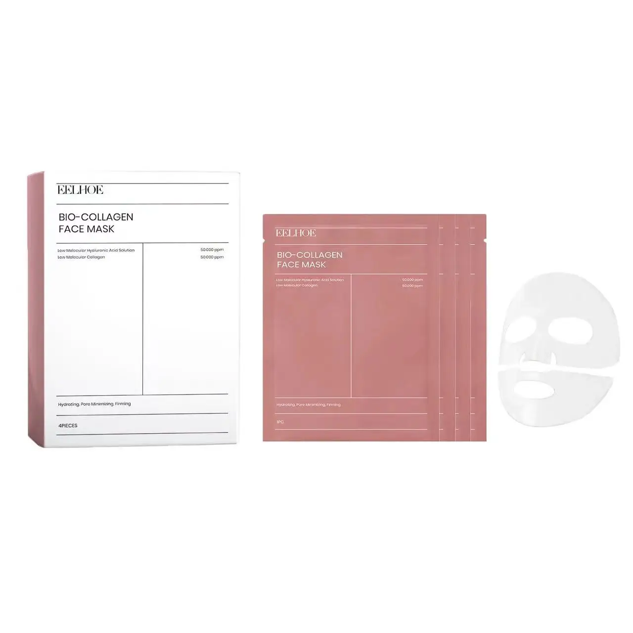 2024  High Quality OEM ODM Clean Pore Hydro Collagen Bio-Collagen Real Deep Mask Hydrating Overnight Male Face Whitening Mask