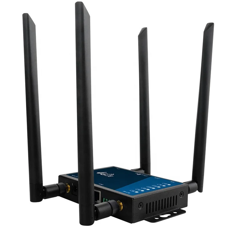  Wi-Fi-роутер промышленный TUOSHI 4G LTE 4 съемных антенны разъем SMA слот для SIM-карты простая настройка беспроводной