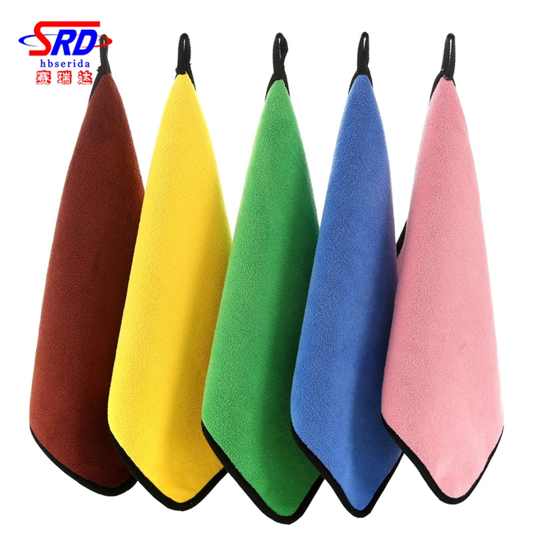 Многоцветное керамическое полотенце из 100% микрофибры с коротким ворсом и сушильные полотенца лучшие для ухода за автомобилем бесплатный образец