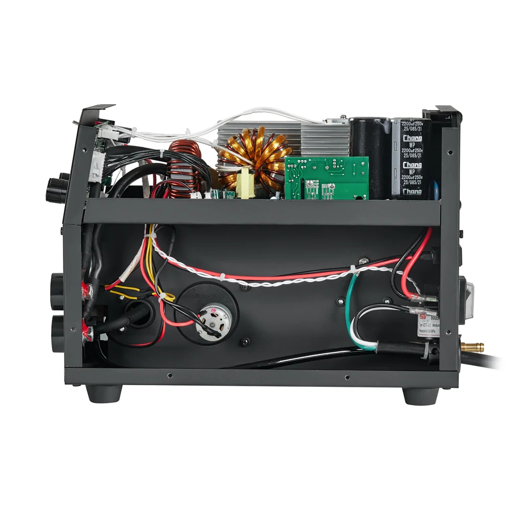 MIG-156 Welding Machine MIG/TIG/Stick 5 in 1 Welder Dual Voltage 110V/220V Work with Spool Gun Gas/Gasless Multiprocess Welders
