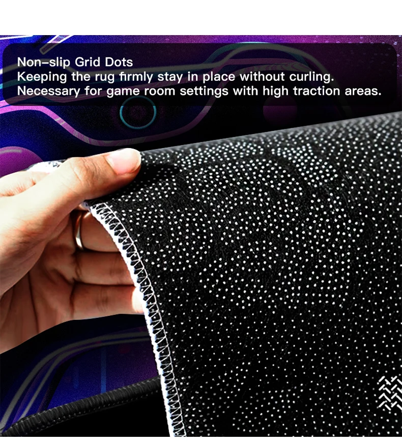 luxury 3D Transparent Gamepad and Colorful Bomb Background gaming rug area rugs for bedroom