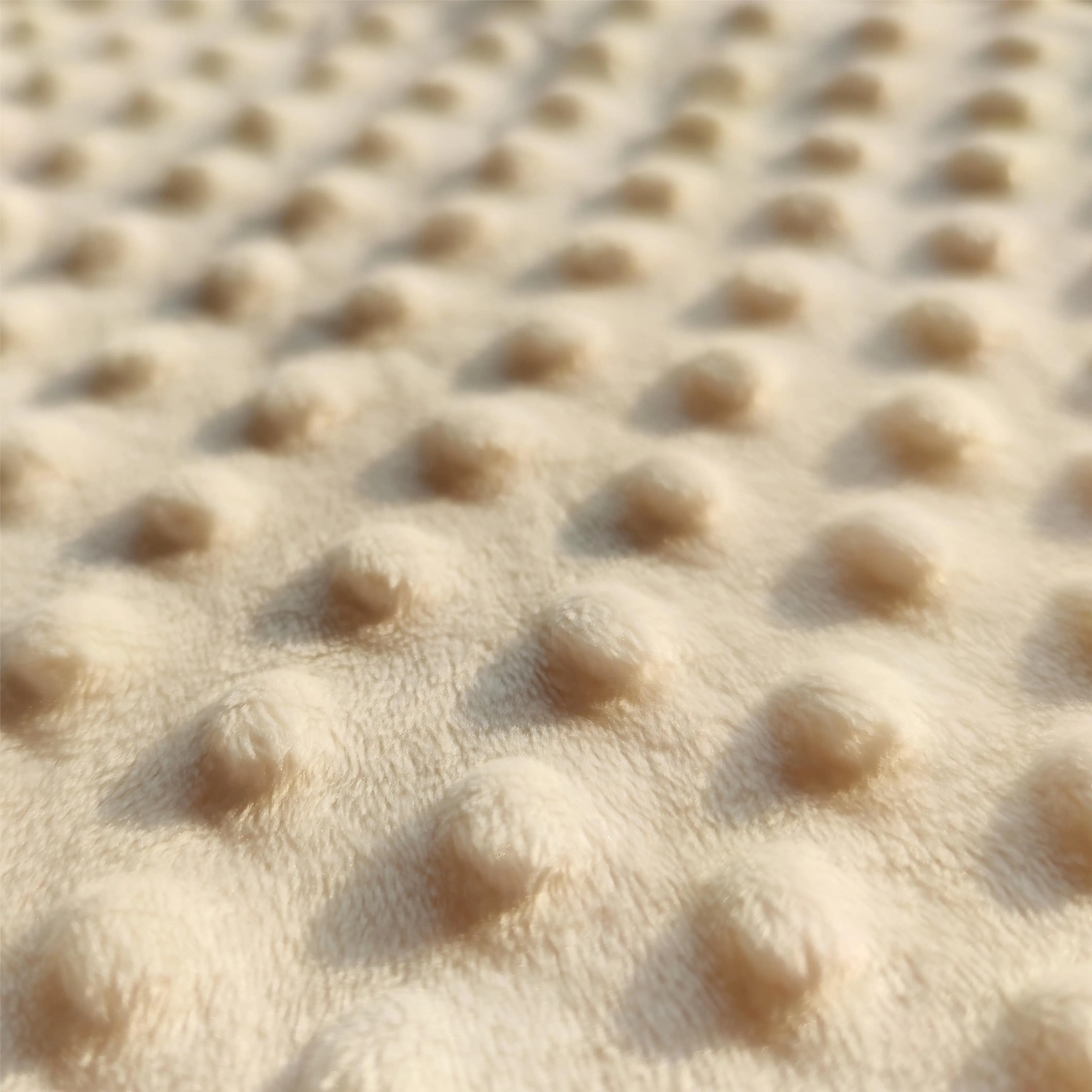 Hot selling products super soft bubble velvet toys beanie blanket baby blanket velvet  fabric