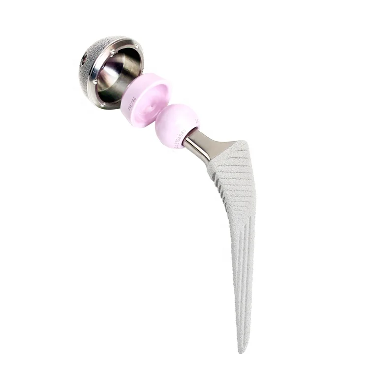Manufacturer Price Total Hip Joint Prosthesis Implant Artificial Hip Replacement Orthopedic Implant Femoral Stem Cementless Stem
