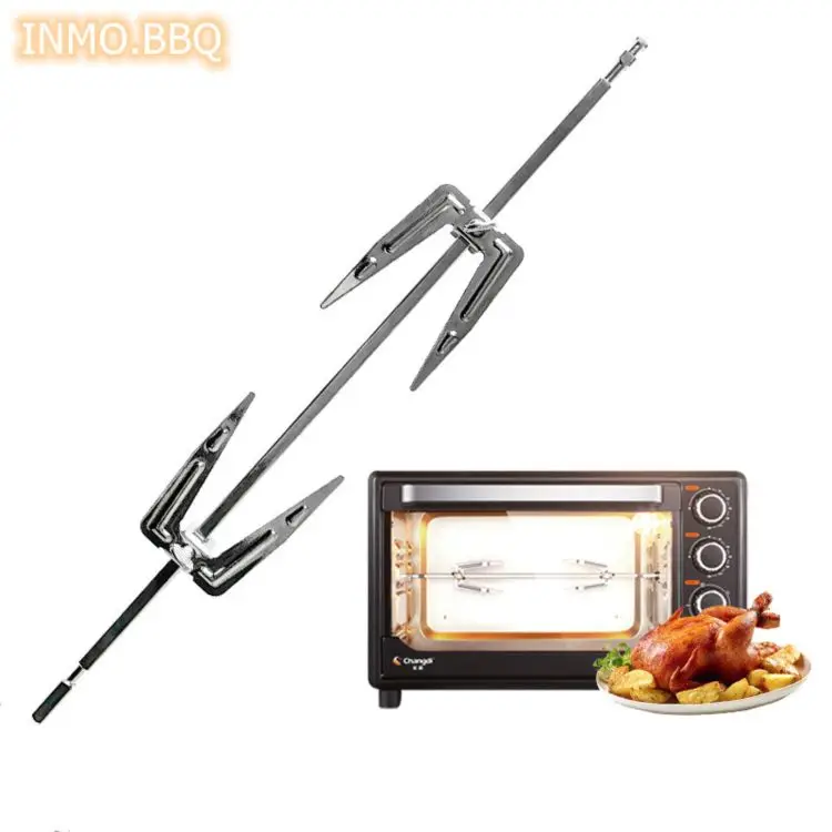  Factory direct supplier Stainless Steel BBQ tool Air Fryer Fork Roast Chicken Fish Meat Grilling
