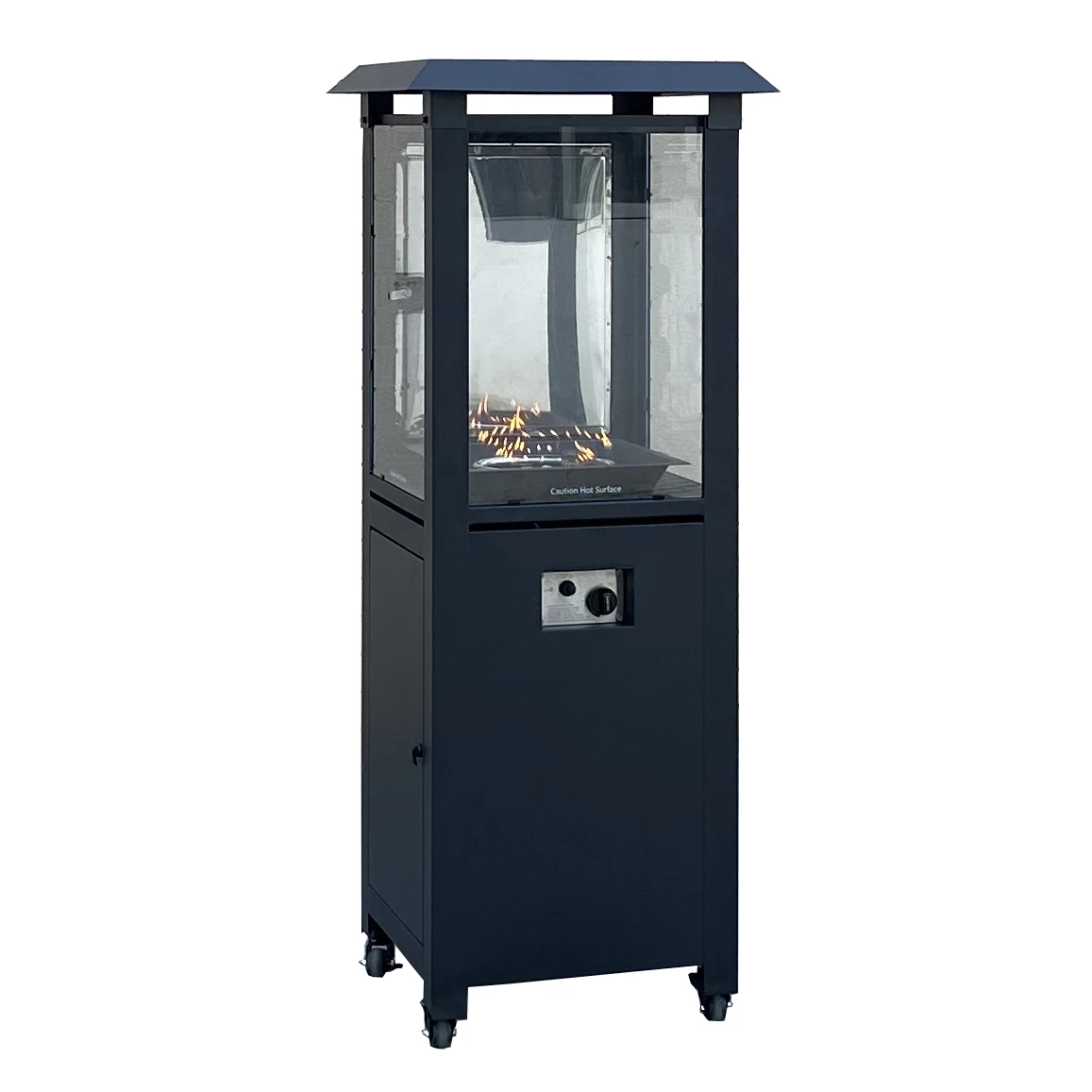 160cm standing gas fireplace