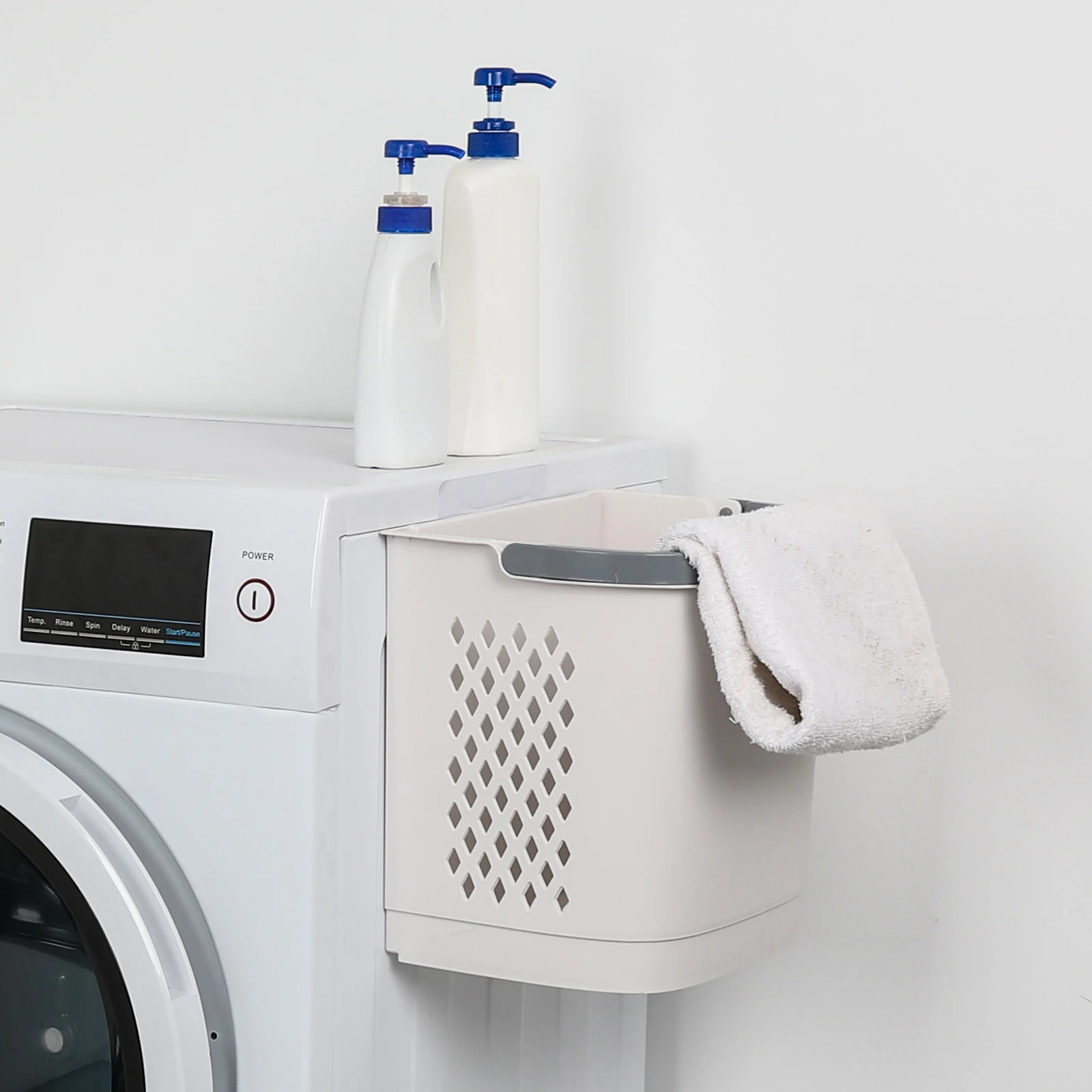 
Two layers plastic laundry wash basket for dirty clothes fruit vegetables wholesale laundry baskets 