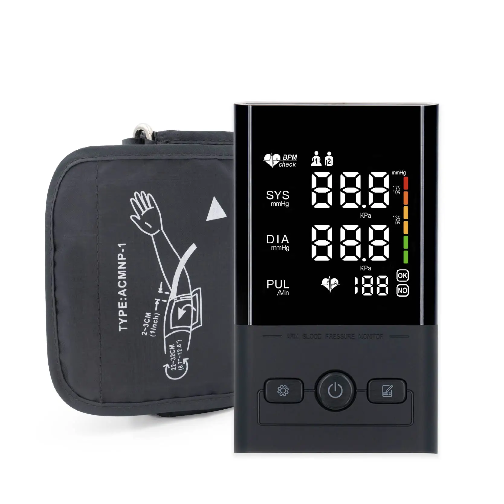 CE Approved Upper Arm Bp Monitor Electronic Sphygmomanometer Automatic Digital Tensiometer Bluetooth Blood Pressure Monitor