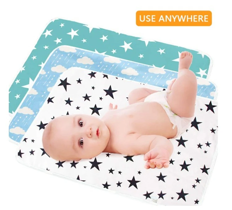 Cheap price washable waterproof baby diaper baby changing mat liners portable baby changing pad changing pad liner