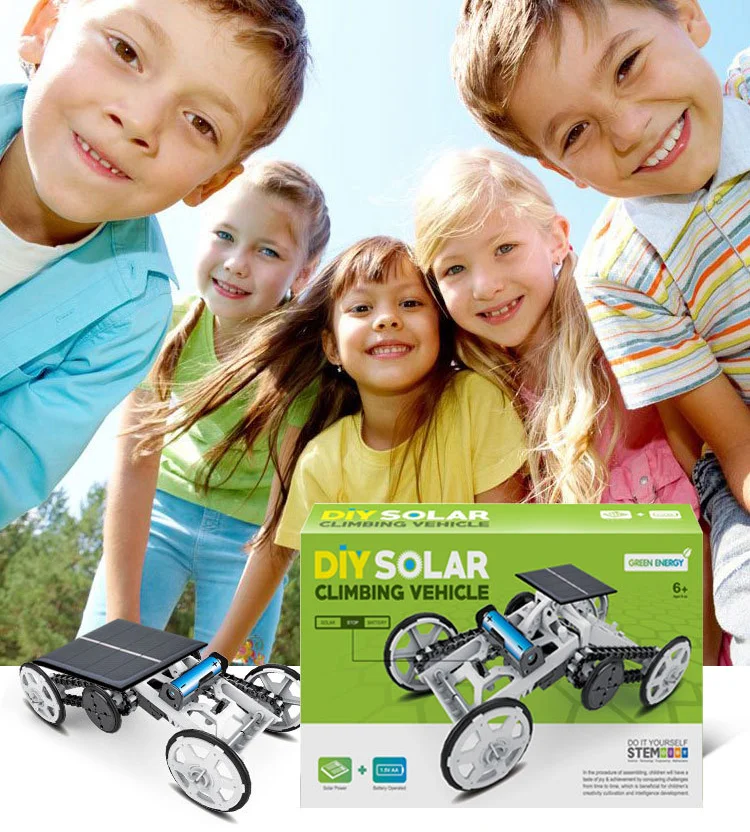 
Wholesale 2020 New DIY Educational Science toys Kid Solar Climbing Car kit for Child  (1600106458486)