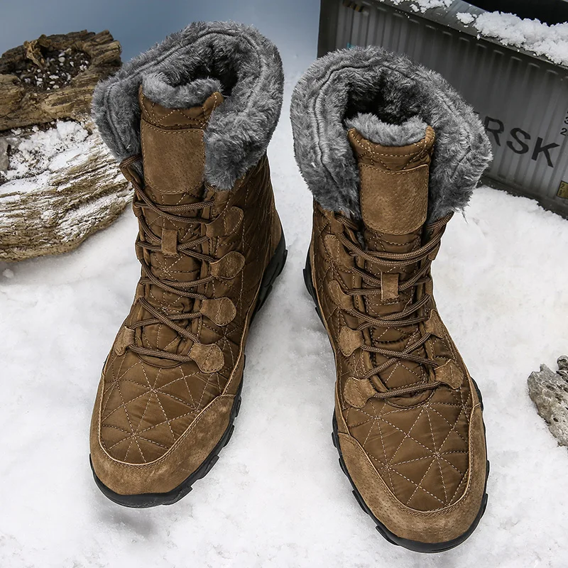 2022 New Arrival Warm Waterproof Durable Outdoor Shoes Fashionable Winter Snow Men Boots