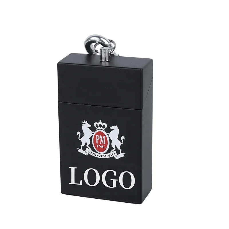 Creative Fashion  Portable Ashtray Portable Mini Pocket Ashtray Abs Custom Outdoor Drawer Pulling Collect Cigarette Butts
