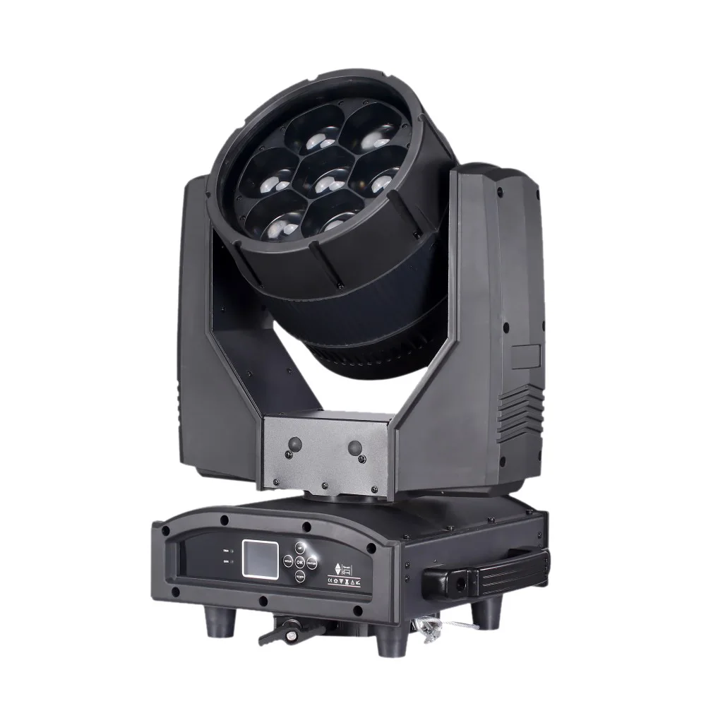 Outdoor IP65 7pcs 60W Zoom Bee Eye LED Moving Head Lighting RGBW Emitting Color waterproof moving head Wash Moving Head