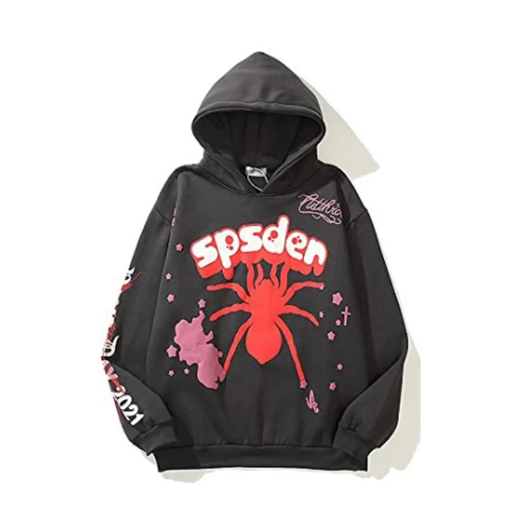 3D Puff Print Custom Logo Heavy Cotton Super Dalian Hoodie Pullover Sweatshirt Hoodie