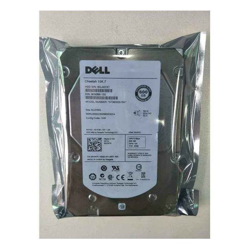 Dell 600GB 10K SAS 6G 2.5' HDD 600GB Hard Drives