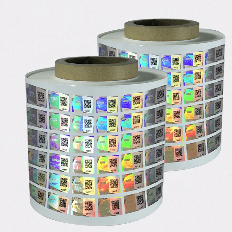 Голографические 3d наклейки в рулоне