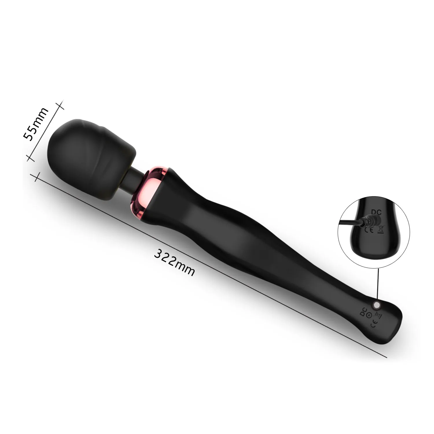 2021 Amazon Hot Selling AV Cordless Wand Massager Vibrator Waterproof Vibrating Masturbator Adult Sex Toys for Women