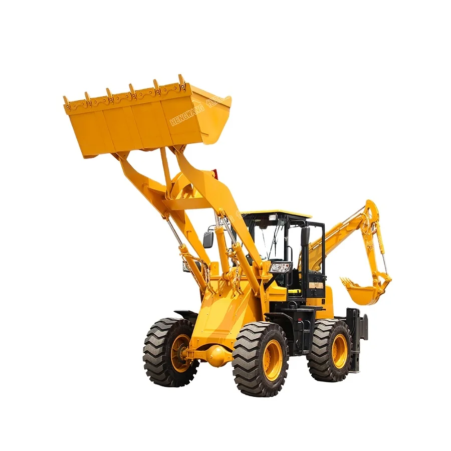 Hengwang HW10-20 HW15-26 home use tractor with backhoe and front loader mini front loader with backhoe