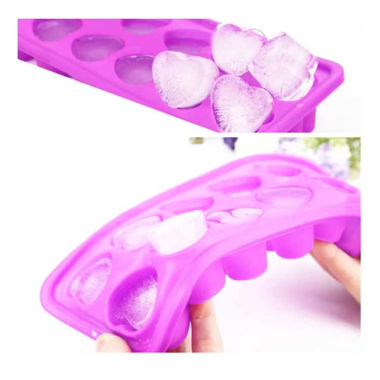 12 сетка силиконовый машина для льда лоток плесень бытовой холодильника в форме сердца форма кубика силикона