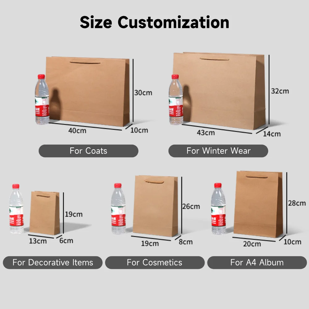 Gift Packaging Shopping Paper Bag With Own Design Wholesale Personalized Logo Luxury Fancy Paper OEM Clothes Pants