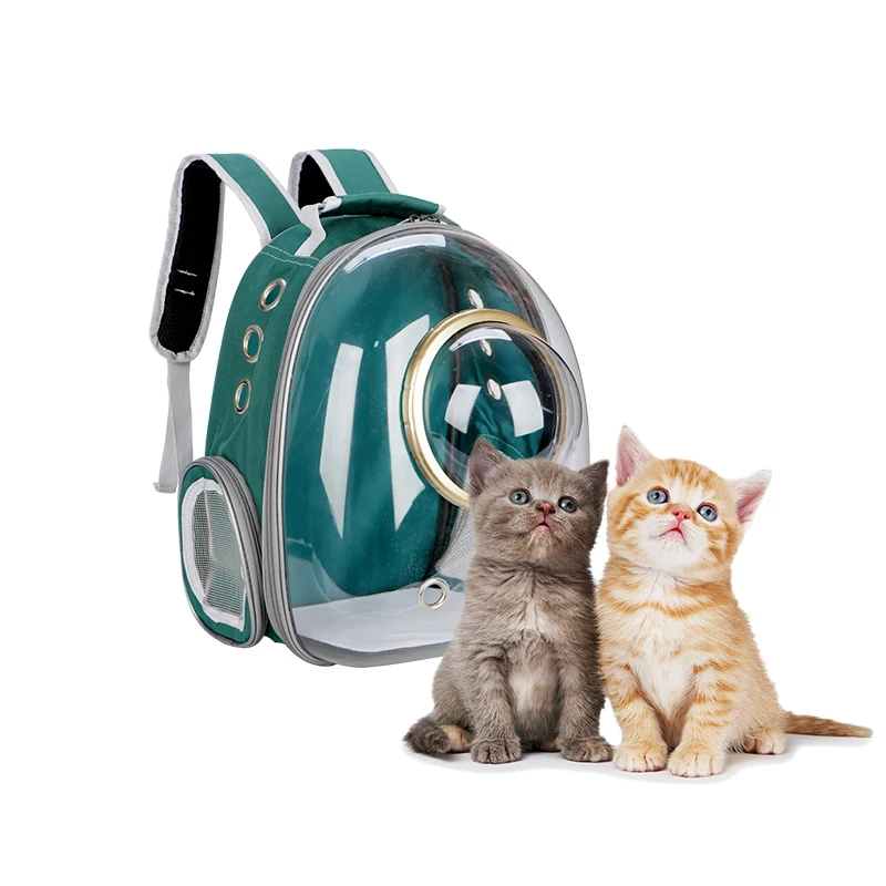 
Airline-Approved Ventilate Pet Carrier Backpack Transparent Capsule Backpack for Travel and Outdoor Use 