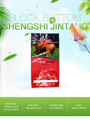 Высококачественные пустые мешки для корма с логотипом на заказ, 25 кг