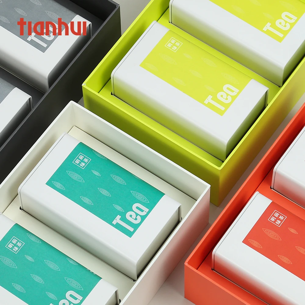 Wholesale Supplier New Fashion Square Tin Cans Paper Cans With Lid