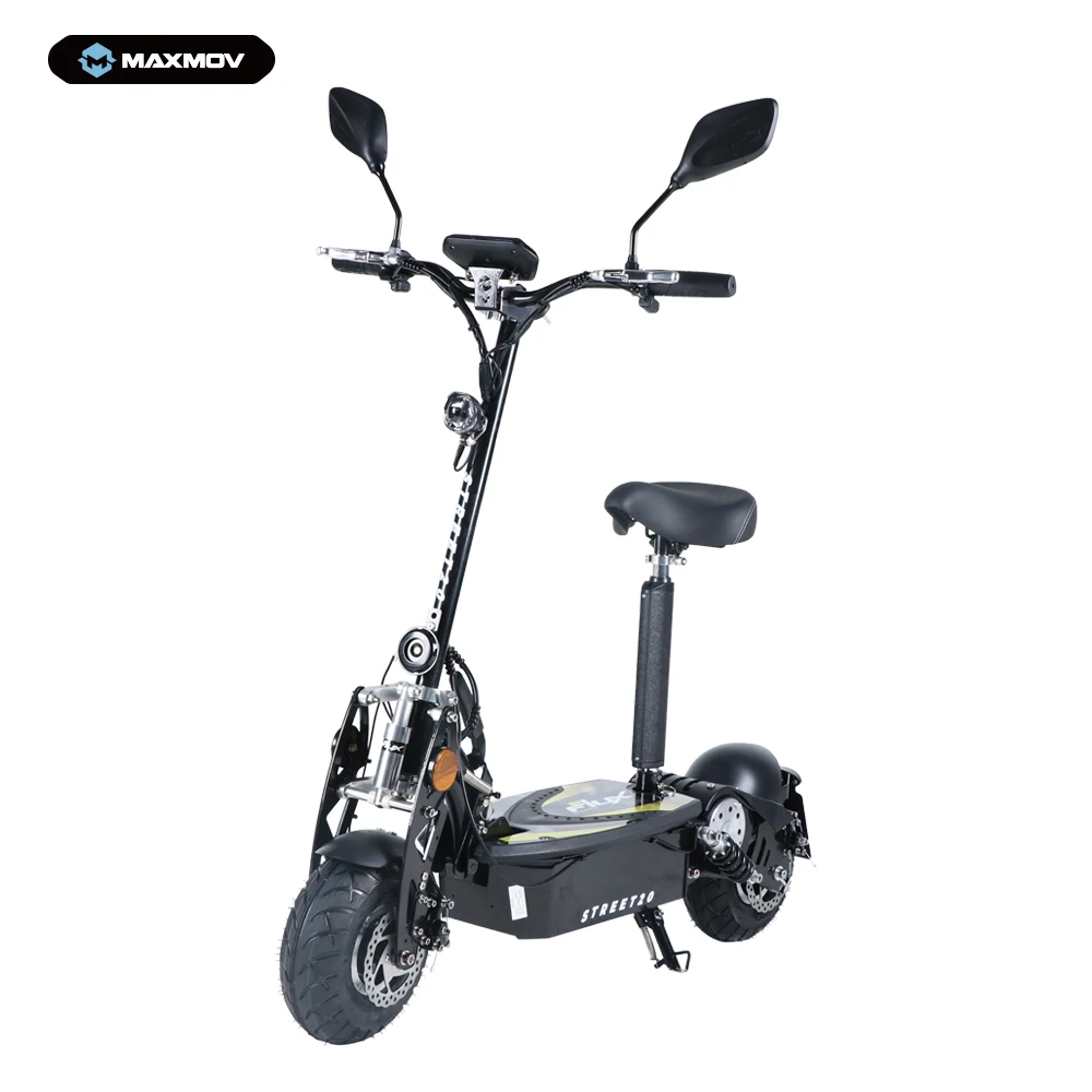 Custom 36v 12ah Brush Motor Electric Scooters Bike Eec Coc Two Wheeled E Scooter Frame Body With Seat For Adults