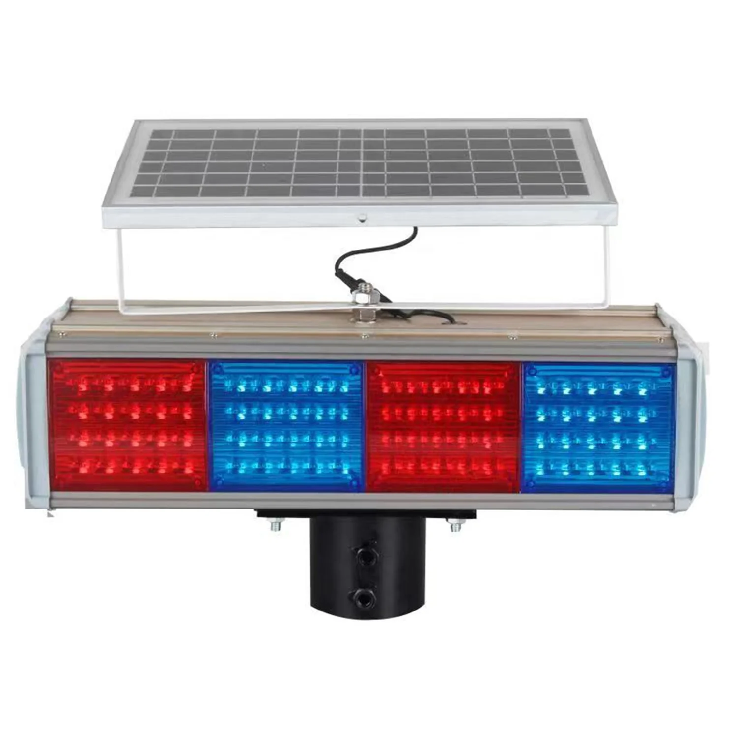 Factory Roadway Safety Outlet Signal Flashing Ip65 Solar Powered  Led Warning Lights