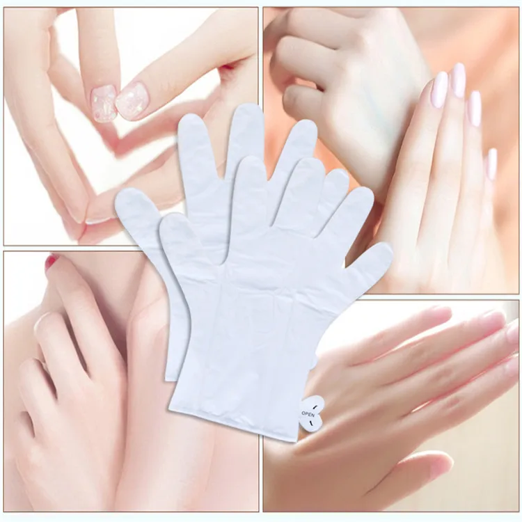 Crazylife Wholesale Exfoliating Peeling Nourishing Hand Mask Beauty Hand Care Whitening Rose Hand Mask Gloves