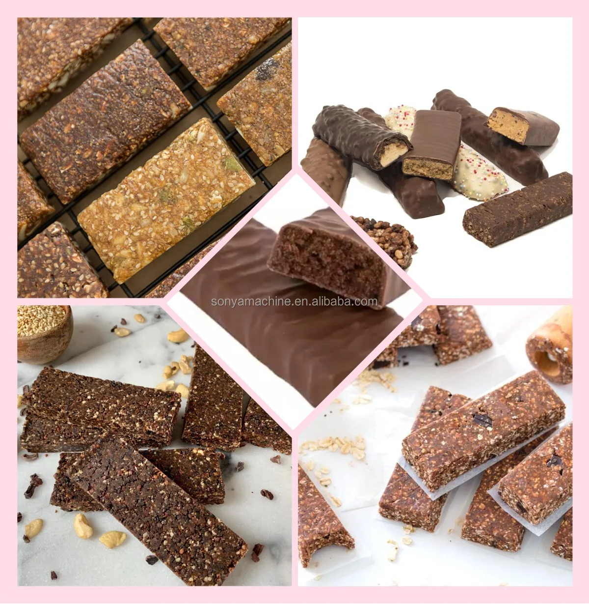 Jinan Syc-Ii Puffed Corn Fill Bar Machine Baked Puffed Protein Snack Machine Maker Production Line